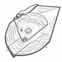 baseball home plate tattoo design idea