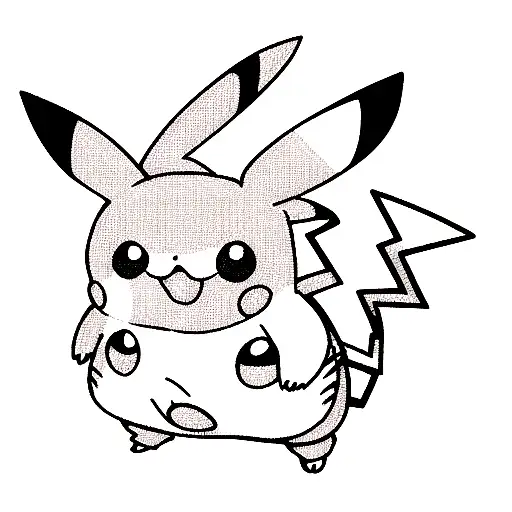 Pikachu tattoo design idea