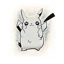 Pikachu tattoo design idea