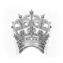 caesar crown  tattoo design idea