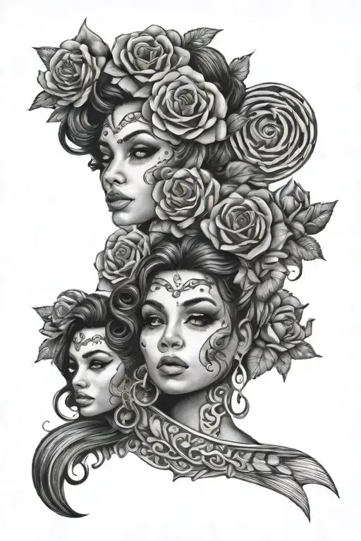 Omaira, Valentina, Camila, Sandra, Andrea, Isabella, tattoo design idea