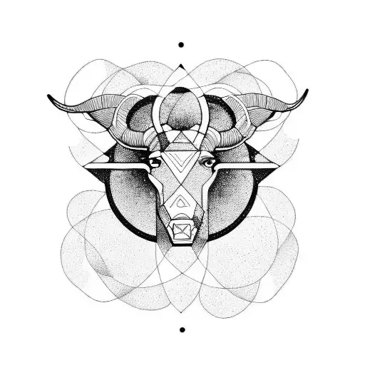 Taurus and aries separately  tattoo design idea