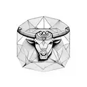 Taurus and aries separately  tattoo design idea