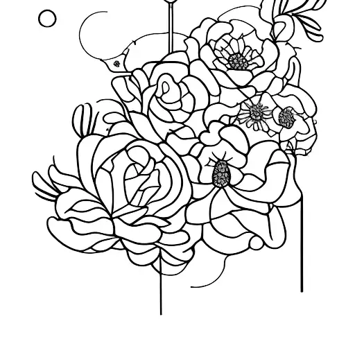 flores, borboletas, professora tattoo design idea