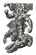 wrestling   tattoo design idea