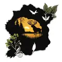 Minnesota nature scene tattoo design idea