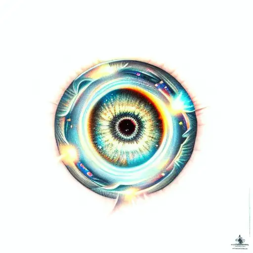 super nova tattoo design idea