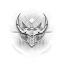 text of "RKD4NJF" tattoo design idea