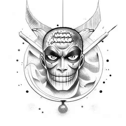 Zoro's three swords tattoo design idea