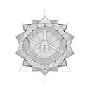 heptagram  tattoo design idea