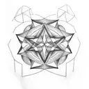 heptagram  tattoo design idea