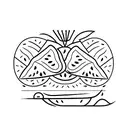 watermelon  tattoo design idea