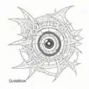 sharingan eye tattoo design idea