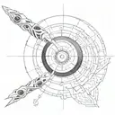 sharingan eye tattoo design idea