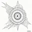 sharingan eye tattoo design idea