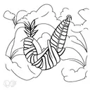banana tree  tattoo design idea