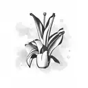 banana tree  tattoo design idea