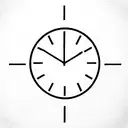 question marks and a clock at 05:55 tattoo design idea