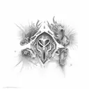 lyrics tattoo design idea