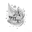 belladonna celestial  tattoo design idea