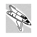space shuttle  tattoo design idea