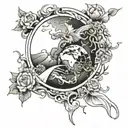 creation of the world tattoo design idea