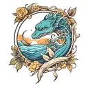 creation of the world tattoo design idea