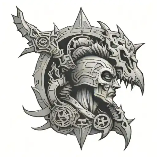 cybersigilism and sadboyz  tattoo design idea