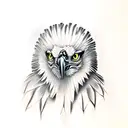 Harpy eagle tattoo design idea