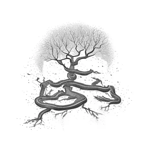 poison tree  tattoo design idea