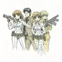 black Lagoon (Anime) death tattoo design idea