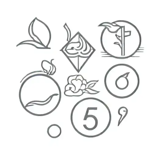 4 mini icons from Adobe After Effects tattoo design idea