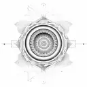 Fibonacci bearing wrench tattoo design idea