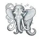 mammoth  tattoo design idea