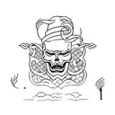 revenge karma tattoo design idea