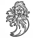 Poseidon tattoo design idea