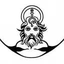 Poseidon tattoo design idea