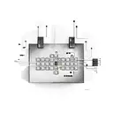 Circuit board with binary code and IT tools tattoo design idea