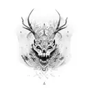 Trevo com armas tattoo design idea