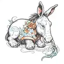 Eeyore tattoo design idea