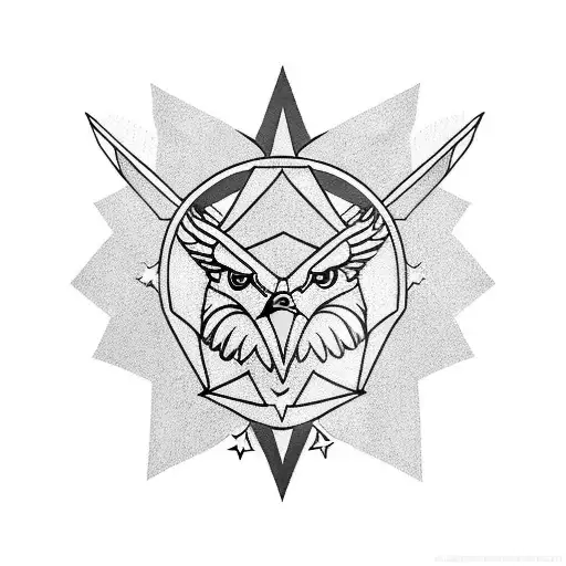 Eagle and f16 tattoo design idea