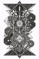 web od wyrd like wegvisir tattoo design idea