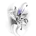 tiger lily  tattoo design idea