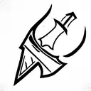 dwarf axe tattoo design idea