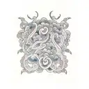 Vine tattoo design idea