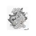 Vine tattoo design idea