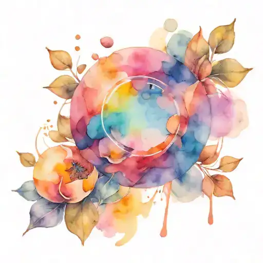 round  daddy tattoo design idea