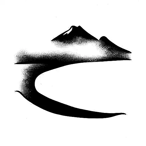 Bali island tattoo design idea