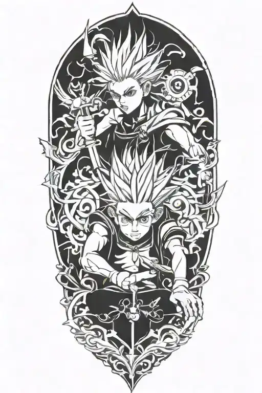 hunter x hunter tattoo design idea