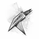 Arrowhead tattoo design idea